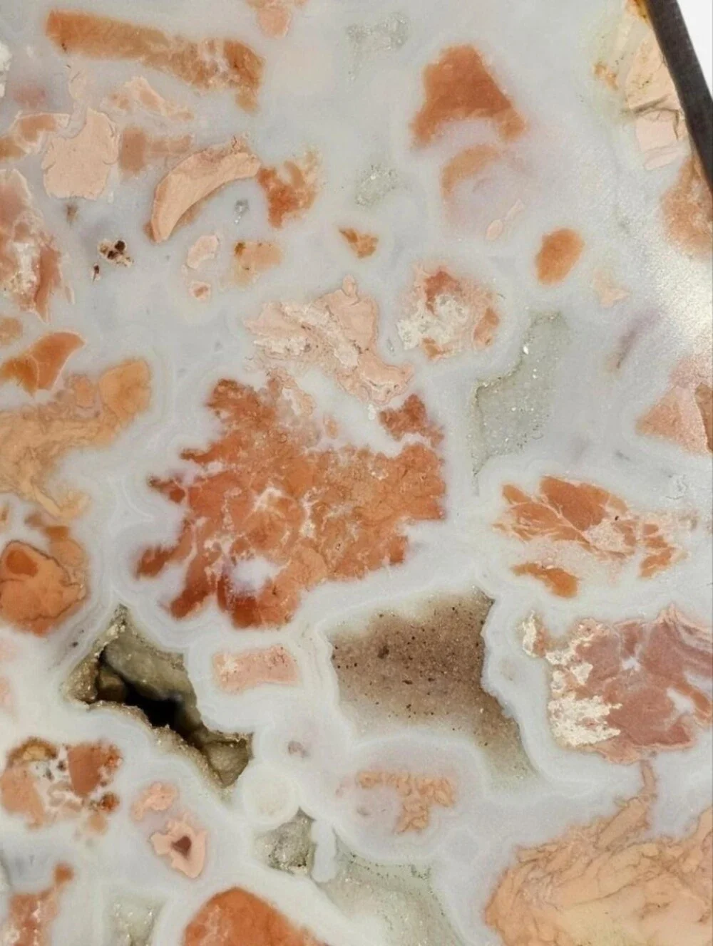 AAA Grade Pink Amethyst Chalcedony Flower Agate Statement Crystal Slab STUNNING